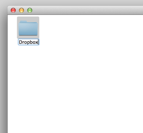dropbox folder